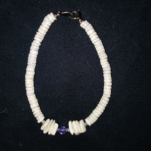 Puka shell bracelet